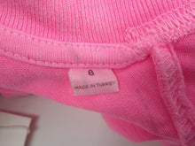 Load image into Gallery viewer, LES COYOTES DE PARIS Pink Annabel Logo Print Cropped T-Shirt 8 Yrs RRP50 NEW
