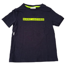 Load image into Gallery viewer, LITTLE MARC JACOBS Logo T-Shirt Cotton Short Sleeve Navy Blue 5 Years NEW RRP35
