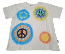 Load image into Gallery viewer, MOLO Unisex Riley T-Shirt Smiley Peace Cotton Circular Dye 4 Years NEW RRP35
