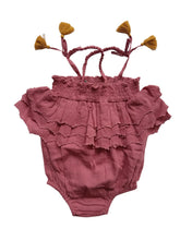 Load image into Gallery viewer, LOUISE MISHA Baby Girl Raspberry Pink Emmaline Romper Size 12 Mnths RRP50 NEW
