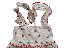 Load image into Gallery viewer, STELLA MCCARTNEY White Strawberry Print Dress &amp; Briefs Set 12 Mnths RRP70 NEW
