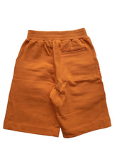 Load image into Gallery viewer, FENDI KIDS Boys Orange Cotton FF Print Long Bermuda Shorts Size 8 Yrs RRP275 NEW
