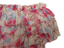 Load image into Gallery viewer, LOUISE MISHA Baby Girls Red Floral Print Simoune Bloomers Size 3 Mnths RRP30 NEW
