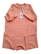 Load image into Gallery viewer, MM6 MAISON MARGIELA Girls Pink Oversized Double T-Shirt Dress 12 Yrs RRP155 NEW
