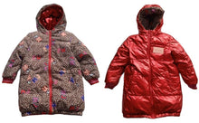 Load image into Gallery viewer, LITTLE MARC JACOBS Puffer Jacket Coat Hooded Reversible Red Multi 8 Yrs. RRP165
