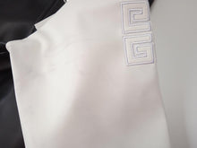 Load image into Gallery viewer, GIVENCHY KIDS Varsity Bomber Jacket Faux Leather Black/White 6 Years NEW RRP595
