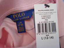 Load image into Gallery viewer, POLO RALPH LAUREN KIDS Dress Sleeveless Horse Logo Pink 12-14 Years NEW RRP79
