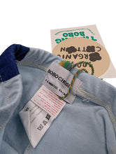 Load image into Gallery viewer, BOBO CHOSES Kidswear Bottom Blue Strip Legging Organic Cotton 3 Month NEW RRP 20
