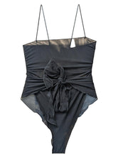 Load image into Gallery viewer, ISOSCELES Stretch Gathered Corset Lingerie Body Black Size XS/S NEW RRP 180

