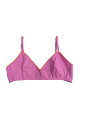 Load image into Gallery viewer, MAISON ESSENTIELE Ladies Me Soft Cotton Bralette Pink Size L NEW RRP 80
