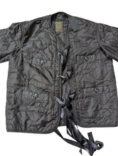 Load image into Gallery viewer, R13 Liner With Ties Jacket Puffer Quilt Outerwear Mens Black Coat L NEW RRP 670
