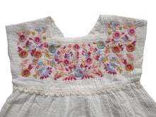 Load image into Gallery viewer, LOUISE MISHA Tapalpa Dress Floral Embroidered Cotton White 4 Years NEW RRP65
