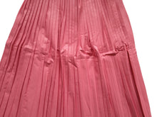 Load image into Gallery viewer, MM6 MAISON MARGIELA KIDS Pleated Skirt Midi Coated Pink 8 Years NEW RRP155
