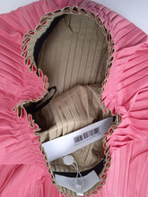 Load image into Gallery viewer, MM6 MAISON MARGIELA KIDS Pleated Skirt Midi Coated Pink 8 Years NEW RRP155

