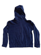 Load image into Gallery viewer, KHRISJOY KIDS Velour Hoodie Zip Cotton Blend Ocean Blue 6 Years NEW RRP95
