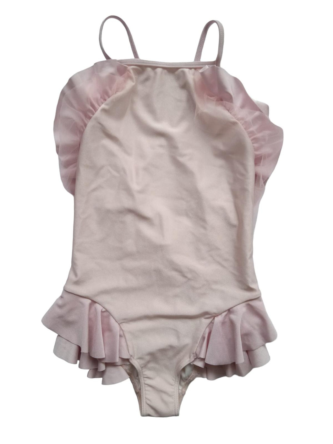 TUTU DU MONDE Girls Pink Pisces Frill One Piece Swimsuit Size 6-7 Yrs RRP60 NEW