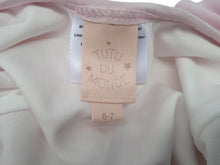Load image into Gallery viewer, TUTU DU MONDE Girls Pink Pisces Frill One Piece Swimsuit Size 6-7 Yrs RRP60 NEW
