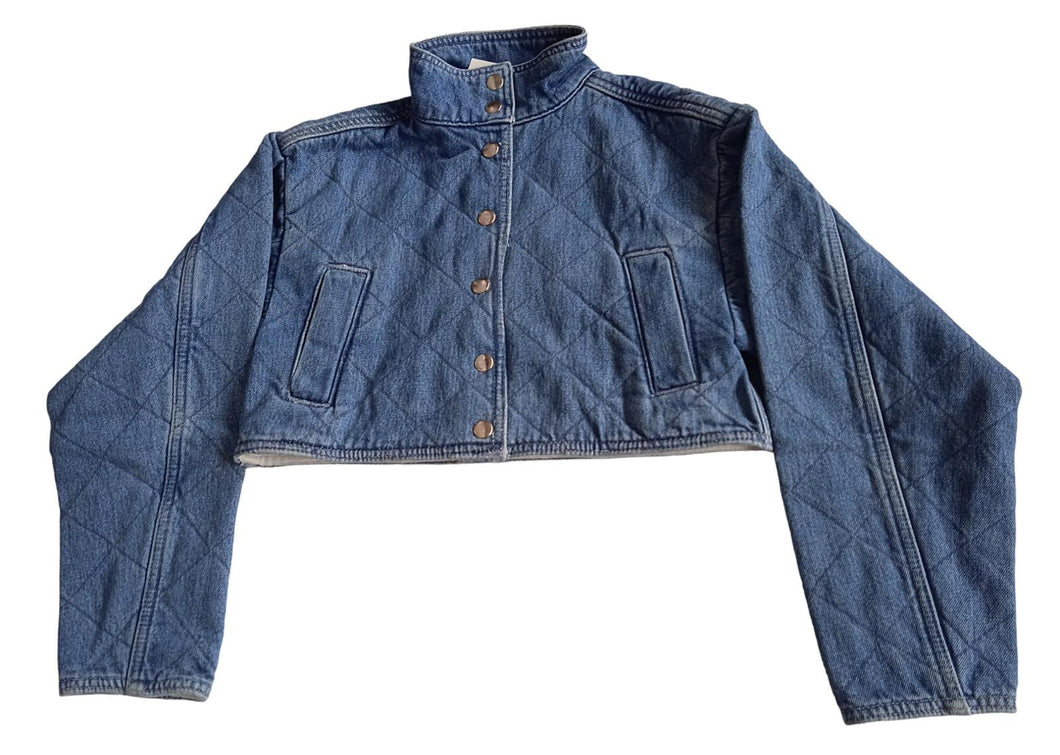 LES COYOTES DE PARIS KIDS Buddy Jacket Denim Cotton Blue 8 Years NEW RRP120