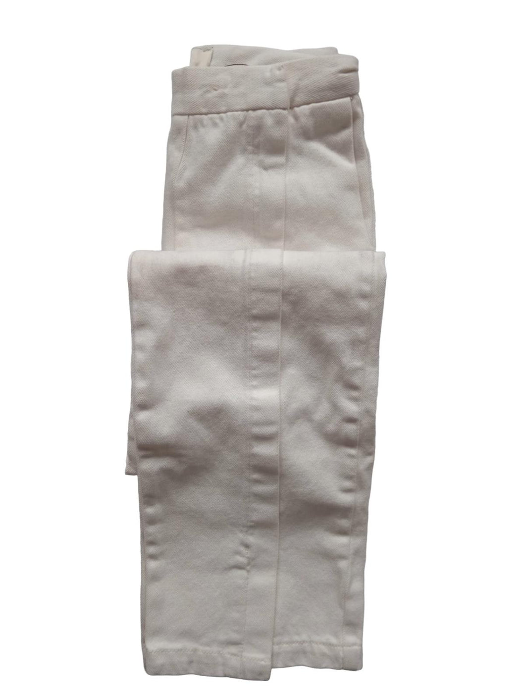 LES COYOTES DE PARIS White Cotton Denim Jamari Straight Leg 10 Yrs RRP95 NEW
