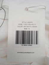 Load image into Gallery viewer, LES COYOTES DE PARIS White Cotton Denim Jamari Straight Leg 10 Yrs RRP95 NEW
