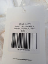 Load image into Gallery viewer, LES COYOTES DE PARIS Girls White Denim Jamari Straight Leg 14 Yrs RRP115 NEW
