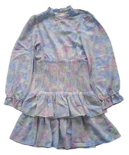 Load image into Gallery viewer, LES COYOTES DE PARIS KIDS Dunica Dress Floral Blue Multi 12 Years NEW RRP110
