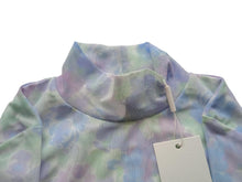 Load image into Gallery viewer, LES COYOTES DE PARIS Girls Blue Floral Long Sleeve Mesh T-Shirt 18 Yrs RRP80 NEW
