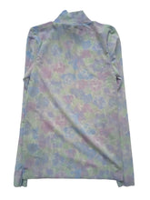 Load image into Gallery viewer, LES COYOTES DE PARIS Girls Blue Floral Long Sleeve Mesh T-Shirt 18 Yrs RRP80 NEW
