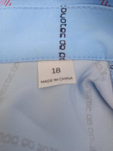 Load image into Gallery viewer, LES COYOTES DE PARIS Girls Blue Logo Check Desi Wrap Dress 18 Yrs RRP125 NEW
