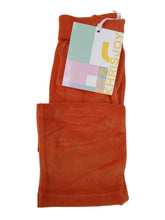 Load image into Gallery viewer, KHRISJOY Boys Orange Cotton Blend Velour Logo Print Joggers 6 Yrs RRP115 NEW
