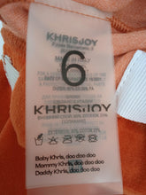 Load image into Gallery viewer, KHRISJOY Boys Orange Cotton Blend Velour Logo Print Joggers 6 Yrs RRP115 NEW
