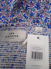 Load image into Gallery viewer, LES COYOTES DE PARIS KIDS Dolly Dress Flowerfield Blue Multi 14 Years NEW RRP120
