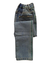Load image into Gallery viewer, ERL Girls Light Blue Denim Contrast Stitch Slim-Fit Jeans Size 8 Yrs RRP200 NEW
