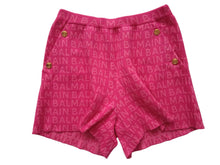 Load image into Gallery viewer, BALMAIN Girls Pink Logo Print Button Detail Jacquard Shorts 14 Yrs RRP355 NEW
