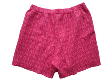 Load image into Gallery viewer, BALMAIN Girls Pink Logo Print Button Detail Jacquard Shorts 14 Yrs RRP355 NEW
