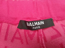 Load image into Gallery viewer, BALMAIN Girls Pink Logo Print Button Detail Jacquard Shorts 14 Yrs RRP355 NEW
