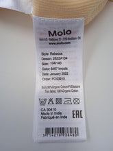 Load image into Gallery viewer, MOLO Rebecca Top Asymmetric Ruffle Impala Light Yellow 9-10 Years NEW RRP30
