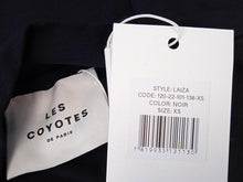 Load image into Gallery viewer, LES COYOTES DE PARIS KIDS Laiza T-Shirt Mock Neck Long Sleeve Black XS NEW RRP65
