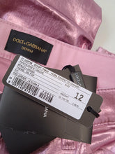 Load image into Gallery viewer, DOLCE &amp; GABBANA KIDS Metallic Jeans Trousers Stretch Pink 11-12 Years NEW RRP355
