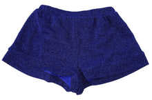 Load image into Gallery viewer, OSEREE KIDS Osemini Lumiere Shorts Lurex Metallic Blue 10-12 Years NEW RRP80
