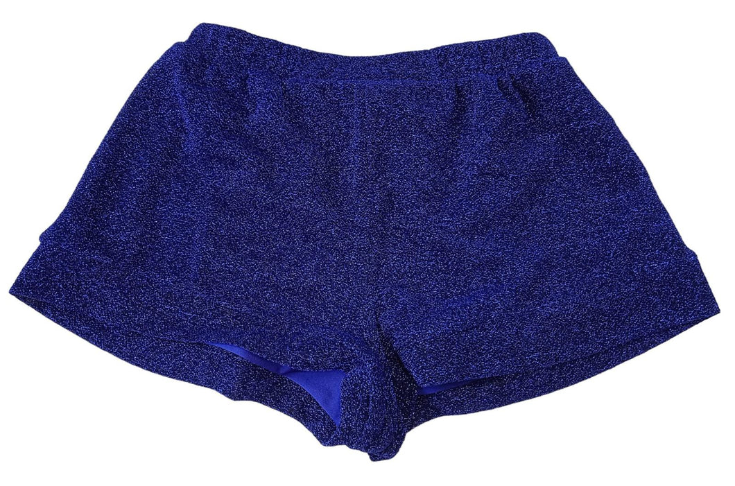 OSEREE KIDS Osemini Lumiere Shorts Lurex Metallic Blue 10-12 Years NEW RRP80