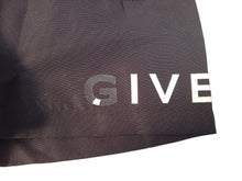 Load image into Gallery viewer, GIVENCHY Swim Shorts Boys Black Logo Print Drawstring 12 Mnths RRP115 NEW
