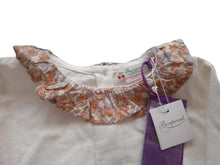 Load image into Gallery viewer, BONPOINT Baby Girls Ecru White Floral Collar Tiame T-Shirt 18 Mnths RRP55 NEW
