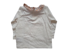 Load image into Gallery viewer, BONPOINT Baby Girls Ecru White Floral Collar Tiame T-Shirt 18 Mnths RRP55 NEW
