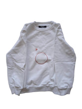 Load image into Gallery viewer, BALMAIN Girls White Cotton Long Sleeve Raised Logo Jumper Size 6 Yrs RRP165 NEW
