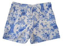 Load image into Gallery viewer, FRANKIES BIKINIS KIDS x GIGI HADID Yomi Toile Swim Shorts Blue 6 Years NEW RRP60

