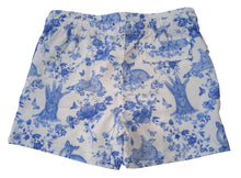 Load image into Gallery viewer, FRANKIES BIKINIS KIDS x GIGI HADID Yomi Toile Swim Shorts Blue 6 Years NEW RRP60
