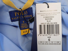 Load image into Gallery viewer, POLO RALPH LAUREN KIDS Hadley Jacket Windbreaker Girls Blue 6 Years NEW RRP100
