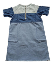 Load image into Gallery viewer, STELLA MCCARTNEY KIDS Patchwork Denim Dress Cotton Blue 14 Years NEW RRP75
