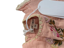 Load image into Gallery viewer, LOUISE MISHA Baby Girl Floral Embroidered Skirt Bodysuit Pink 6 Month NEW RRP 55
